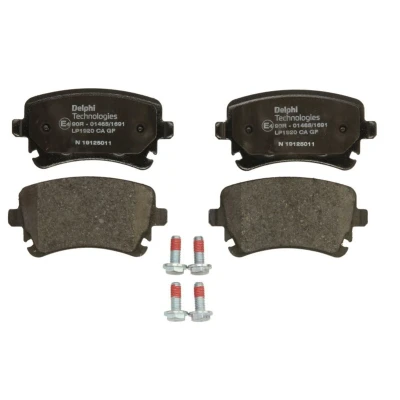 Immagine di DELPHI LP1920 Kit pastiglie freno Non predisposto per contatto segnalazione usura con lamierino anticigolío accessori AUDI: A4 B7 Avant