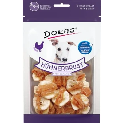 Immagine di Dokas Burro di pollo con banana, 8 x 70 g