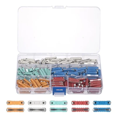 Immagine di MumdoYAL 200 pezzi Fusibili auto assortiti,Kit Siluro per Auto,con scatola portaoggetti in plastica 5A, 8A, 10A, 16A, 25A d&#039;epoca