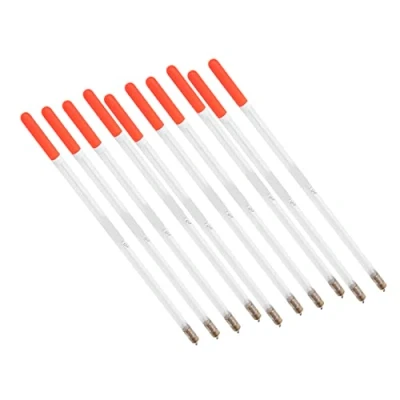 Immagine di Kit Bobber da pesca, 10 pezzi Galleggianti Pesca in plastica resistente e Assortimento Bastone Esche per mangimi pesci multiuso mare, roccia(3.0 transparent)