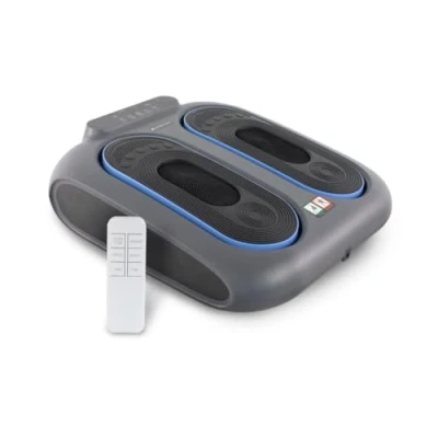 Immagine di Mobiclinic® Fitness, Massaggiatore per piedi elettrico, 10 livelli di vibrazione, 5 programmi, Timer, Vibrolegs, Vibromassaggiatore, Pedana vibrante, Telecomando e display LED, VIBFIT