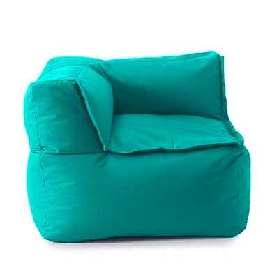 Immagine di Lumaland Poltrona a Sacco Modulare Resistente All&#039;acqua, per Interni ed Esterni, Giardino e Interni, Facile da Estendere 81 x 70 cm [Turchese]
