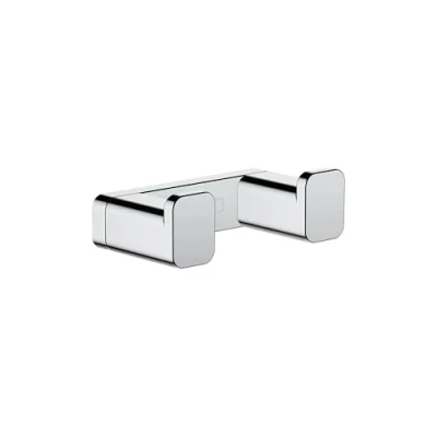 Immagine di hansgrohe AddStoris Gancio porta asciugamani doppio, cromo, 41755000