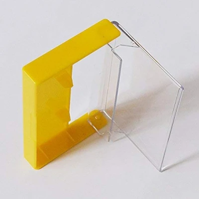 Immagine di Custodie per cassette musicali, 10 pezzi, colore: Giallo trasparente