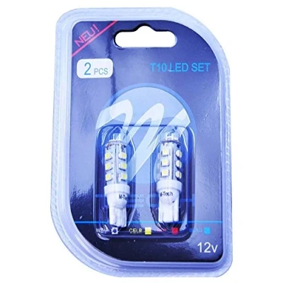 Immagine di &#039;M Tech LB077 W Blister 2 x LED W5 16 SMD3528 12 V