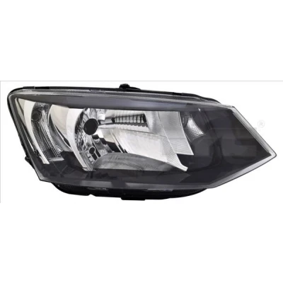 Immagine di TYC 20 15028 05 2 Fari Sx H4, P21W con luce guida diurna per veicolo circolazione Dx motore elettrico SKODA: Fabia III Hatchback
