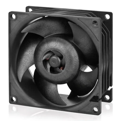 Immagine di ARCTIC S8038 7K Ventola per server PC 80x80x38 mm , Workstation, con doppio cuscinetto a sfera, 500 7000 rpm, PWM regolata, connettore 4 pin, 12 V DC Nero