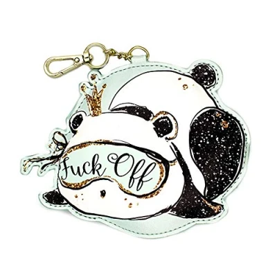 Immagine di Babaco Power Bank Ciondolo a forma di panda con portachiavi, capacità 2200 mAh, piccolo caricatore portatile cavo micro USB, per cellulare, batteria esterna compatta