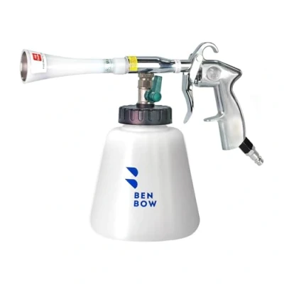 Immagine di BenBow Pistola di Pulizia Classic ad Aria Compressa rimuove efficacemente Lo Sporco nella Interna dell&#039;auto con Serbatoio da 1 litro per detergenti