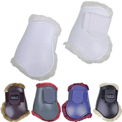 Immagine di HKM 561377 Tappi per Gambe Posteriori Pony, Colore: Cachi/Rame