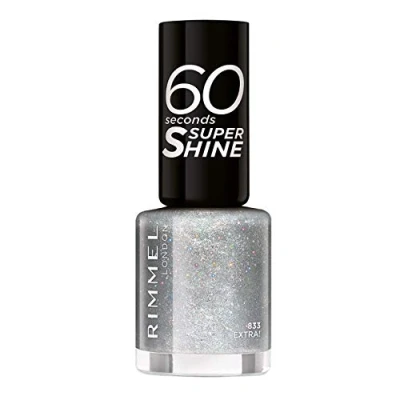 Immagine di Rimmel 60 Seconds Glitter Smalto per unghie 833 extra, 8 ml