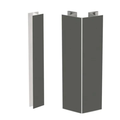 Immagine di Evotrade Accessori Snodo Aggiuntivi per Zoccolo Cucina Angolo Flessibile Universale Unione Zoccoli Angoli Variabili 90º a +90º + Una Giunzione Centrale