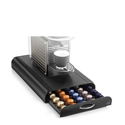 Immagine di Cep 2230050011 Supporto per macchina da caffè con 1 cassetto capsule, Nero, 23.4 x 40.5 6 cm