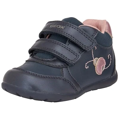 Immagine di Geox B Elthan Girl D, Scarpe da Ginnastica Bimba 0 24, Navy Dk Pink, 19 EU