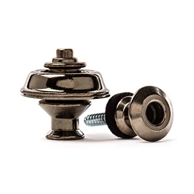 Immagine di Jim Dunlop 04505622 Straplok Doppio Design, Nichel Nero