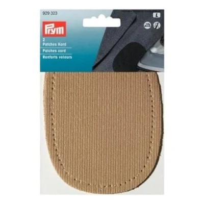 Immagine di Prym Patch Cordino per Stirare/Cucire su 14x10 cm Beige, Cotone, 14 x 10 cm, 2 Stück