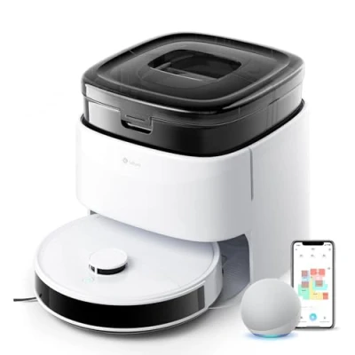 Immagine di LEFANT M3 Robot Aspirapolvere Lavapavimenti con Mappatura,12000Pa,Svuotamento,Riempimento,Lavaggio e Asciugatura Automatici,Laser dTOF,Evitamento Degli Ostacoli PSD,Compatibile Wi Fi 2.4G 5G