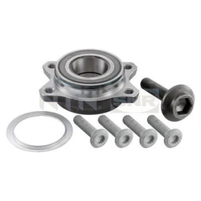Immagine di SNR R157.45 Kit cuscinetto ruota con anello sensore magnetico integrato 84 AUDI: A6 C6 Avant, Sedan, A8 D3