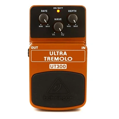 Immagine di BEHRINGER UT300 ULTRA TREMOLO PEDALE CHITARRA EFFETTO AMPLIFICATORI ANNI 60 RATE WAVE DEPTH