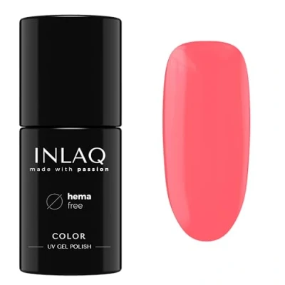 Immagine di INLAQ® Smalto Semipermanente Unghie Rosa Hema Free Manicure di Lunga Durata Smalti Gel per UV LED Colori Senza 6 ml
