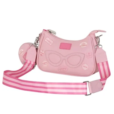 Immagine di Karactermania Barbie Travel Fancy Borsa a tracolla per bambini, Taglia: One Size, Rosa