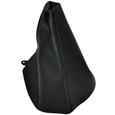 Immagine di Aerzetix C59161 Cuffia soffietto per leva del cambio compatibile con VW UP! dal 2011 al 2016 colore: nero in pelle sintetica