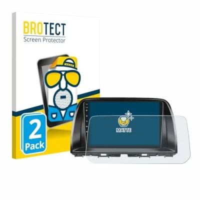 Immagine di brotect Pellicola Protettiva Opaca per Mazda CX 5 2017 Infotainment System Anti Riflesso (2 Pezzi)