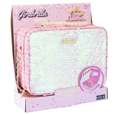Immagine di Girabrilla Tweed Case, 1 Maxi Valigetta Make Up Trucchi Bianca