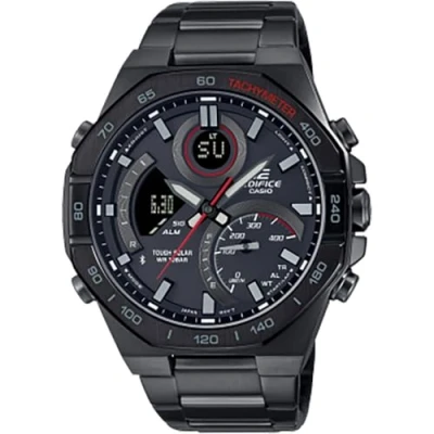 Immagine di CASIO EDIFICE Orologio Analogico Digitale al Quarzo Uomo con Cinturino in Acciaio Inossidabile ECB 950DC 1AEF