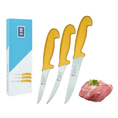 Immagine di SMI 3 Solingen Coltelli per disossare set, da macellaio, Coltello carne, cuoco, cucina Made in Germany