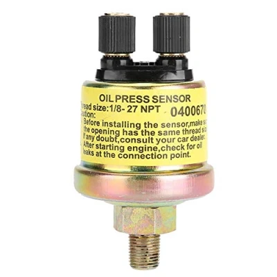 Immagine di sensore pressione olio Suuonee, motore universale 1/8 NPT di ricambio per indicatore aftermarket