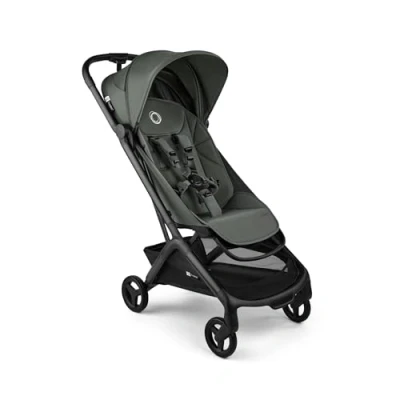 Immagine di Bugaboo Butterfly 2 Passeggino Leggero da Viaggio Dimensioni Cabina, Portatile, Piegabile con Una Mano, Seduta Reclinabile, Cestino Portaoggetti e Tracolla 6 Mesi a 4 Anni Forest Green