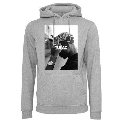 Immagine di Mister Tee THE World Felpa con cappuccio, Uomo, Taglia: Large, Heather grey
