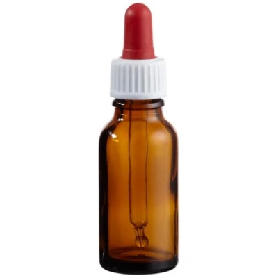 Immagine di neoLab 1 7241 Flacone con pipetta contagocce, ad avvitamento, da 20 ml, marrone