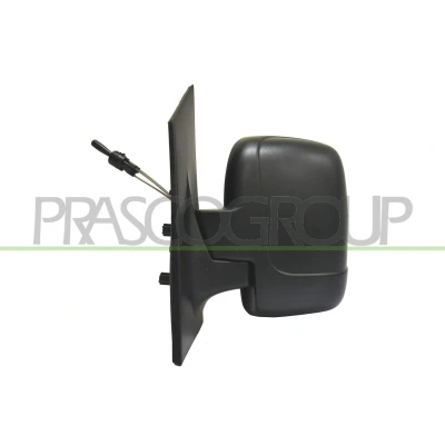 Immagine di Specchio retrovisore esterno Prasco FT9237054 Sx nero manuale regolabile dall&#039;interno, per funzionamento di 2 specchi PEUGEOT: Partner II Tepee