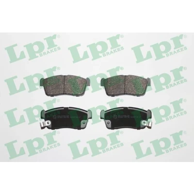 Immagine di LPR 05P796 Kit pastiglie freno SUZUKI: Alto VII, Ignis 2, I, DAIHATSU: Sirion II, Cuore 7, Copen SUBARU: JUSTY 4