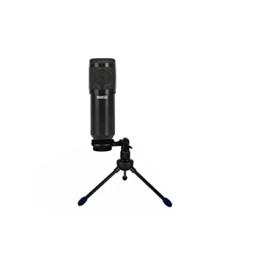 Immagine di Celly, Microfono Streaming Star, Linea Sparco, Pc con Filtro Anti Vento, Ottimo per Gaming Online, Supporto a Inclinazione Regolabile, 20Hz 20KHz, Pattern Cardioide, Cavo 1.5m USB