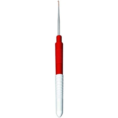 Immagine di Addi Uncinetto in Acciaio fine con Manico, Metallo, Argento, 0,5 mm