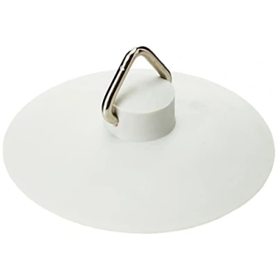 Immagine di Bulk Hardware BH01908 Tappo Universale Auto Adattante in Gomma per Vasche e Lavabi, Bianco