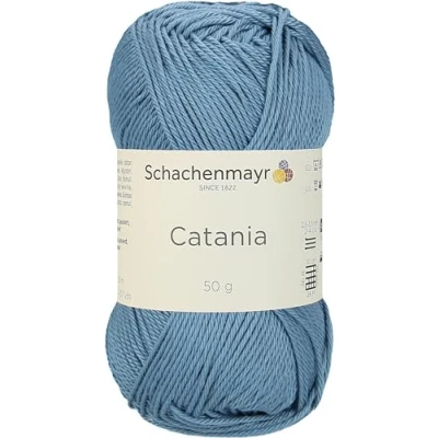 Immagine di Schachenmayr 9801210 00421 Filato, 100% Cotone, Denim, 11.5 x 5.2 6 cm, 125 unità