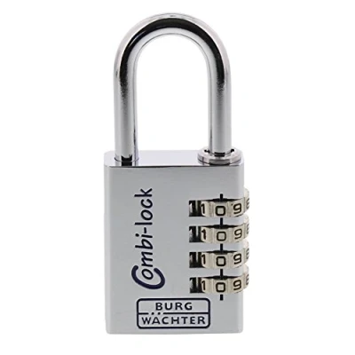 Immagine di Burg Wächter 3651 Lucchetto 40.00 mm Argento alluminio cromato Serratura a combinazione numerica