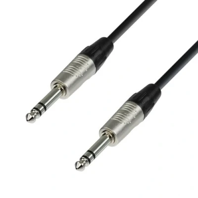 Immagine di Adam Hall Cables 4 STAR BVV 0150 Cavo patch REAN jack stereo da 6,3 mm a 1,5 m