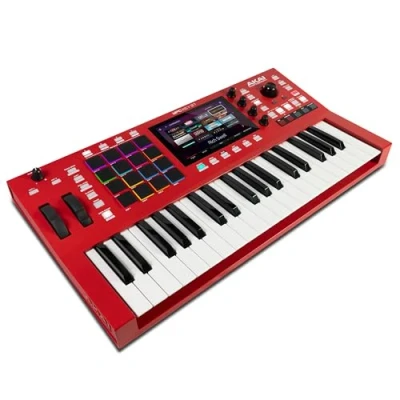 Immagine di AKAI Professional MPC Key 37 Workstation indipendente, drum machine, tastiera MIDI, synth con WiFi, Bluetooth, schermo touch e plug in