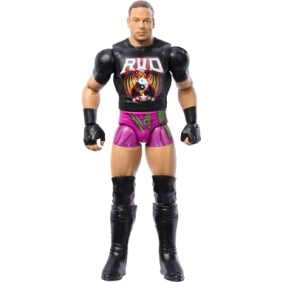 Immagine di Mattel WWE Rob Van Dam Action Figure, Main Event Series #151 6&quot; da collezione con 10 punti di articolazione e look realistico