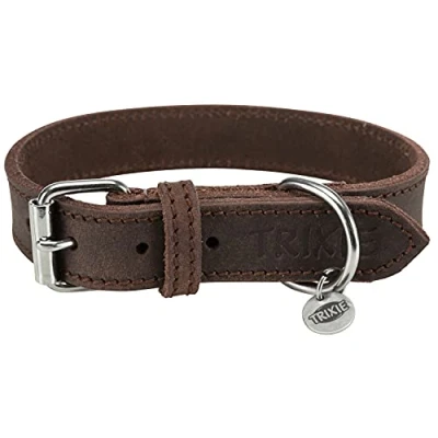 Immagine di TRIXIE 19005 Rustic Collare in pelle grassa, 91,18 g