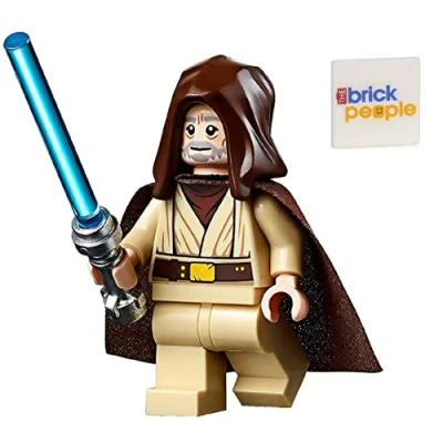 Immagine di LEGO Star Wars: Obi Wan Kenobi Minifigura (Vecchio con Cappuccio)