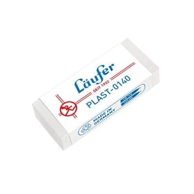 Immagine di Läufer PLAST 0140, Gomma da Cancellare, Bianco, 1 pezzo