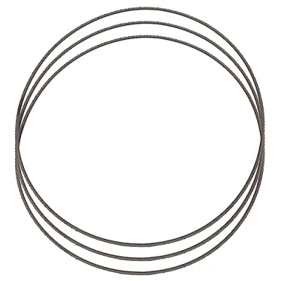 Immagine di Einhell Set di nastri per sega da 3 pezzi 1141 x 13 mm (accessori seghe a nastro, adatti nastro batteria TE MB 18/127 U Li e Li, nastro)