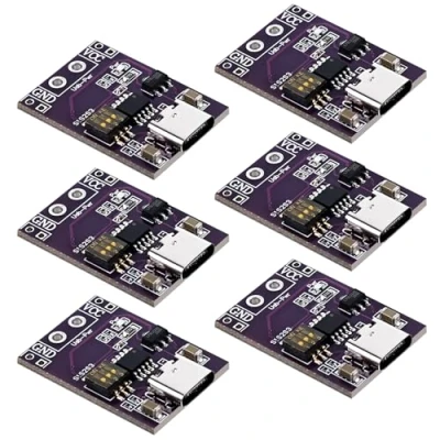 Immagine di 6 pezzi QC/PD/AFC Modulo di alimentazione trigger: scatto ricarica rapida, USB C, 5 V, 9 12 15 20 DC Spoof Scam Fast Charge Trigger Polling Detector PD Notebook Alimentatore rete