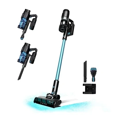 Immagine di Cecotec Aspirapolvere a scopa senza fili Conga Rockstar 1500 Ray Jalisco. 215 W, 12 kPa, Autonomia 45 minuti, 3 in 1, Spazzola Jalisco, Accessori, 2 Programmi, Ciclone Parallelo, Serbatoio da 500 ml.